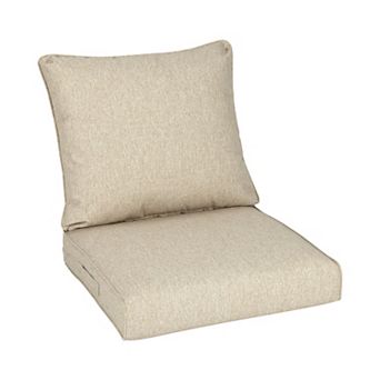 Aoodor Outdoor Deep Seat Cushion Set, Waterproof Patio Furniture Cushions