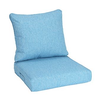 Aoodor Outdoor Deep Seat Cushion Set, Waterproof Patio Furniture Cushions