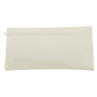 Pencil Case Canvas Large Capacity Stationery Pen Bag for Office 1 pc
