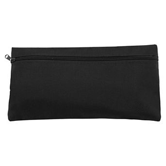 Pencil Case Canvas Large Capacity Stationery Pen Bag for Office 1 pc