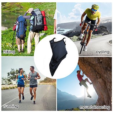 Solid Triangle Earloop Neck Gaiter for Outdoor Sports Activities 1 Pc