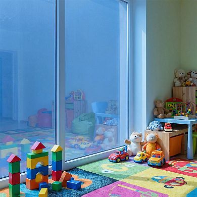 One Way Privacy Window Film Mirror Window Tint Privacy Heat Control Static Cling Covers 39.4"x23.6"