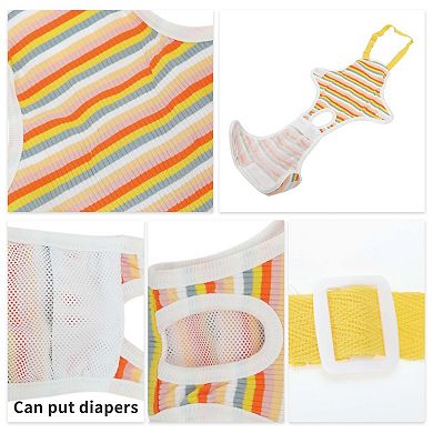 Period Diapers Underwear Reusable Pants with Adjustable Suspender 1Pc