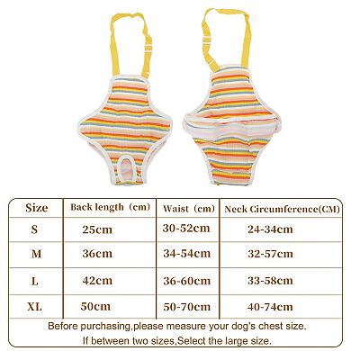 Period Diapers Underwear Reusable Pants with Adjustable Suspender 1Pc