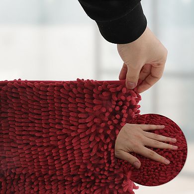 Bathroom Rug Mat Non-Slip for Bathroom Floor 15.75"x23.62"x1.06" 1Pc