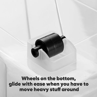 72QT Stackable Nestable Storage Bins with Secure Latches