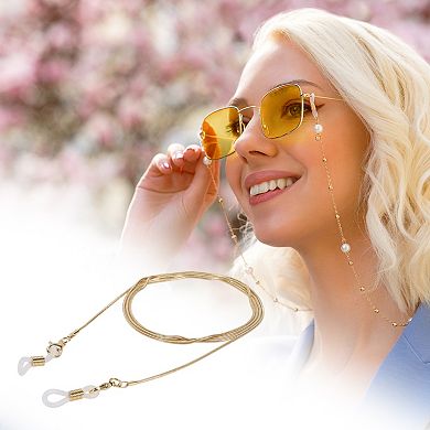 Copper Snake Chain Pattern Eyeglass Chain 1 Pc