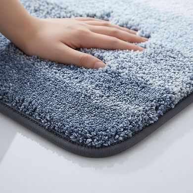 Extra Soft Absorbent Bathroom Rug with Rubber Backing Quick Dry