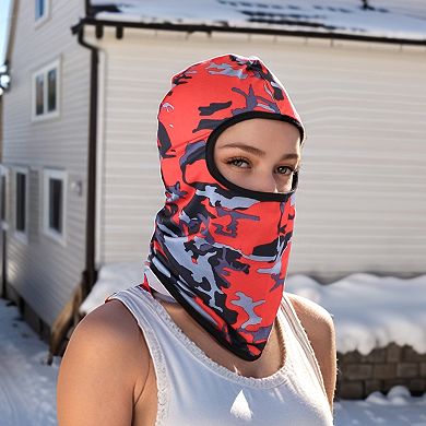 Ice Silk Camouflage Balaclava Face Mask for Outdoor Activities 1 Pc