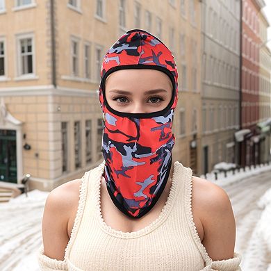 Ice Silk Camouflage Balaclava Face Mask for Outdoor Activities 1 Pc
