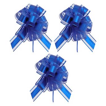 3 pc Gift Bow Pull Bows for Weddings Birthdays Gift