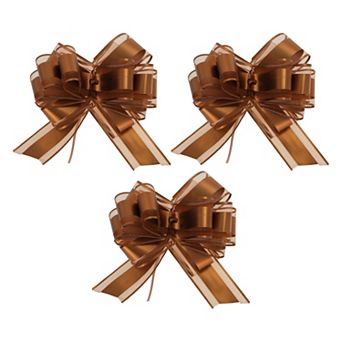 3 pc Gift Bow Pull Bows for Weddings Birthdays Gift