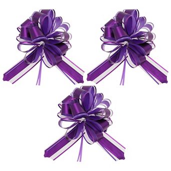 3 pc Gift Bow Pull Bows for Weddings Birthdays Gift