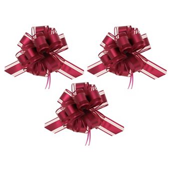 3 pc Gift Bow Pull Bows for Weddings Birthdays Gift