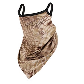 Stylish Snake Pattern Triangle Earloop Neck Gaiter for Outdoor Activities 1 pc