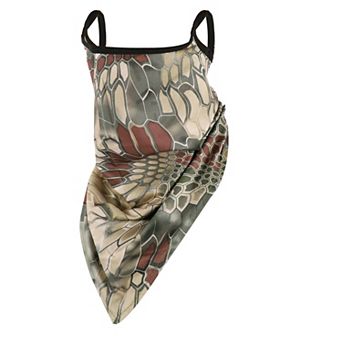 Stylish Snake Pattern Triangle Earloop Neck Gaiter for Outdoor Activities 1 pc
