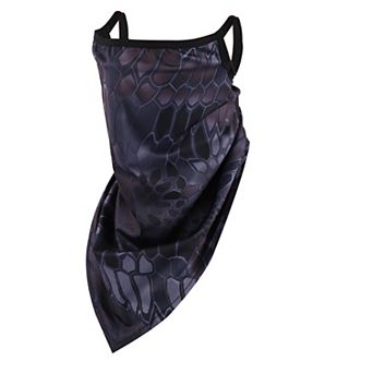 Stylish Snake Pattern Triangle Earloop Neck Gaiter for Outdoor Activities 1 pc