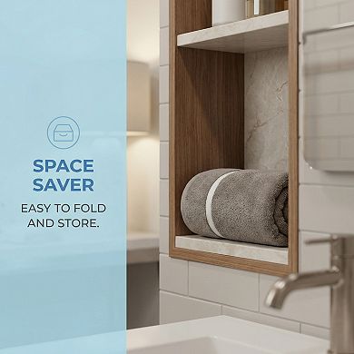 1 Pack Solid Coral Fleece Bath Towel, Ultra Soft, Highly Absorbent, Quick Dry Towel for Home 31"x63"