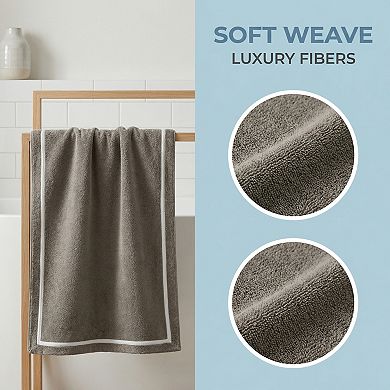 1 Pack Solid Coral Fleece Bath Towel, Ultra Soft, Highly Absorbent, Quick Dry Towel for Home 31"x63"
