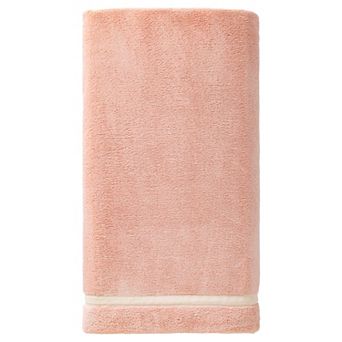 1 Pack Solid Coral Fleece Bath Towel, Ultra Soft, Highly Absorbent, Quick Dry Towel for Home 31"x63"