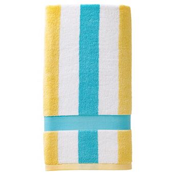 1 Pack Stripe Shower Towels Ultra Soft Luxury Cotton Bath Towel Absorbent for Trips Beach 55" x 28"