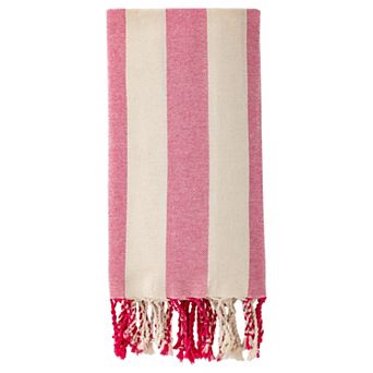 1 Pack Stripe Beach Towel, Lightweight, Absorbent and Quick Dry, Sand Free Towel for Swim 71" x 40"