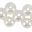 Beige Pearl Bow Knot