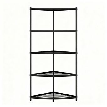 5 tier Stainless Steel Corner Pot Rack for Kitchen