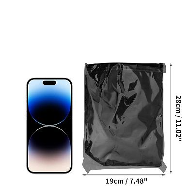 2 Pcs Reusable Rain Ponchos with Hood and Drawstring