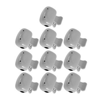 10 pc Lightweight Fish-Shaped Toothbrush Covers