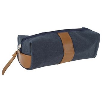 Oxford Patchwork Style Pencil Pouch with Large Capacity for Office Supplies 1 pc