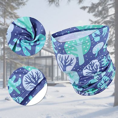 Ice Silk Print Neck Gaiter for Outdoor Sports Activities 1 Pc