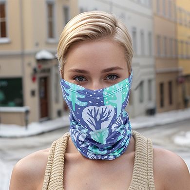 Ice Silk Print Neck Gaiter for Outdoor Sports Activities 1 Pc