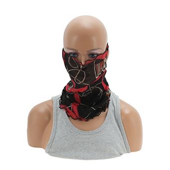 Texture Pattern Earloop Neck Gaiter for Outdoor Sports Activities 1 pc