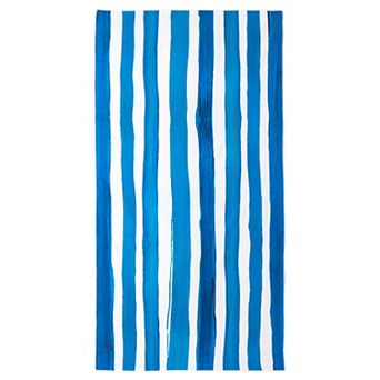 1 Pack Striped Beach Towel, Sand Free Lightweight Travel Towel, Quick Dry Towel for Beach 63" x 31"