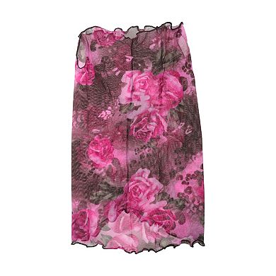 Rose Earloop Neck Gaiter for Outdoor Sports Activities 1 Pc