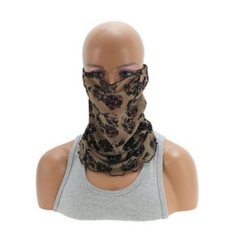 Rose Earloop Neck Gaiter for Outdoor Sports Activities 1 pc