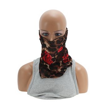 Rose Earloop Neck Gaiter for Outdoor Sports Activities 1 pc