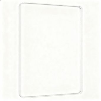 24x32" Metal Bathroom Mirror, HD Glass, Rust-Resistant, Easy Install