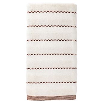 1 Pack Cotton Stripe Bath Towel Ultra Soft Highly Absorbent for Bathroom Hotel Spa 55" x 28"