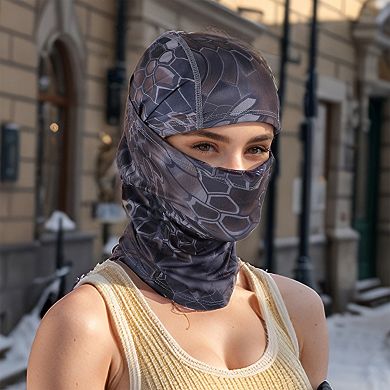 Quick-drying Ice Silk Snake Pattern Balaclava Face Mask 1 Pc