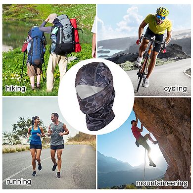 Quick-drying Ice Silk Snake Pattern Balaclava Face Mask 1 Pc