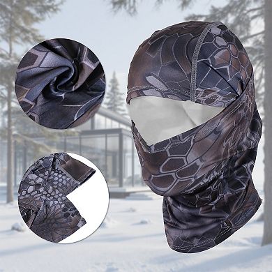 Quick-drying Ice Silk Snake Pattern Balaclava Face Mask 1 Pc