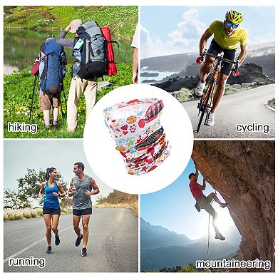 Ice Silk Print Neck Gaiter for Outdoor Sports Activities 1 Pc