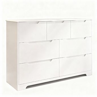 7-drawer storage cabinet, spacious and durable organizing box, smooth drawers, modern design