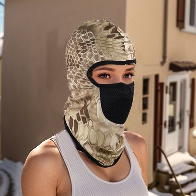 Snake Pattern Balaclava Face Mask for Full Coverage Warmth 1 Pc