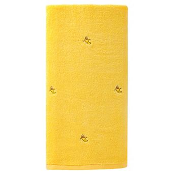 Cute Embroidery Cotton Bath Towels, 1 Pack Soft and Absorbent Oversized Towel for Home Hotel 55"x28"