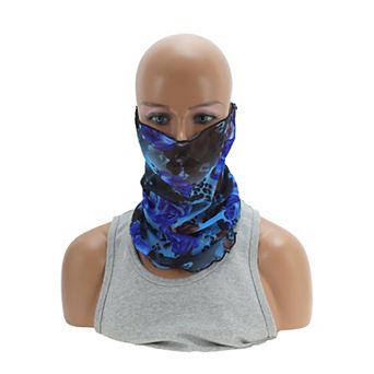 Flower Pattern Earloop Neck Gaiter for Outdoor Sports Activities 1 pc