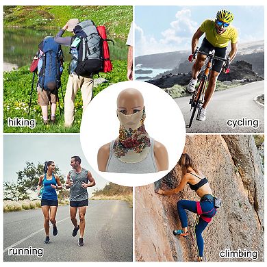 Leopard Print Earloop Neck Gaiter for Outdoor Sports 1 Pc