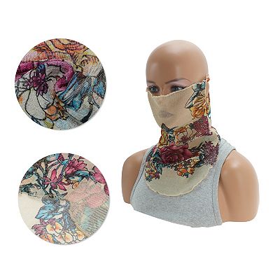 Leopard Print Earloop Neck Gaiter for Outdoor Sports 1 Pc